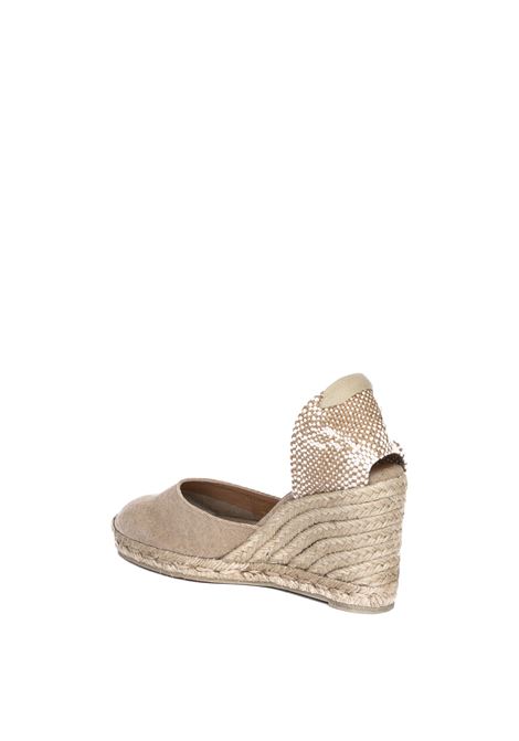 Espadrillas carina sabbia CASTANER | CARINA 21642TESS-2017